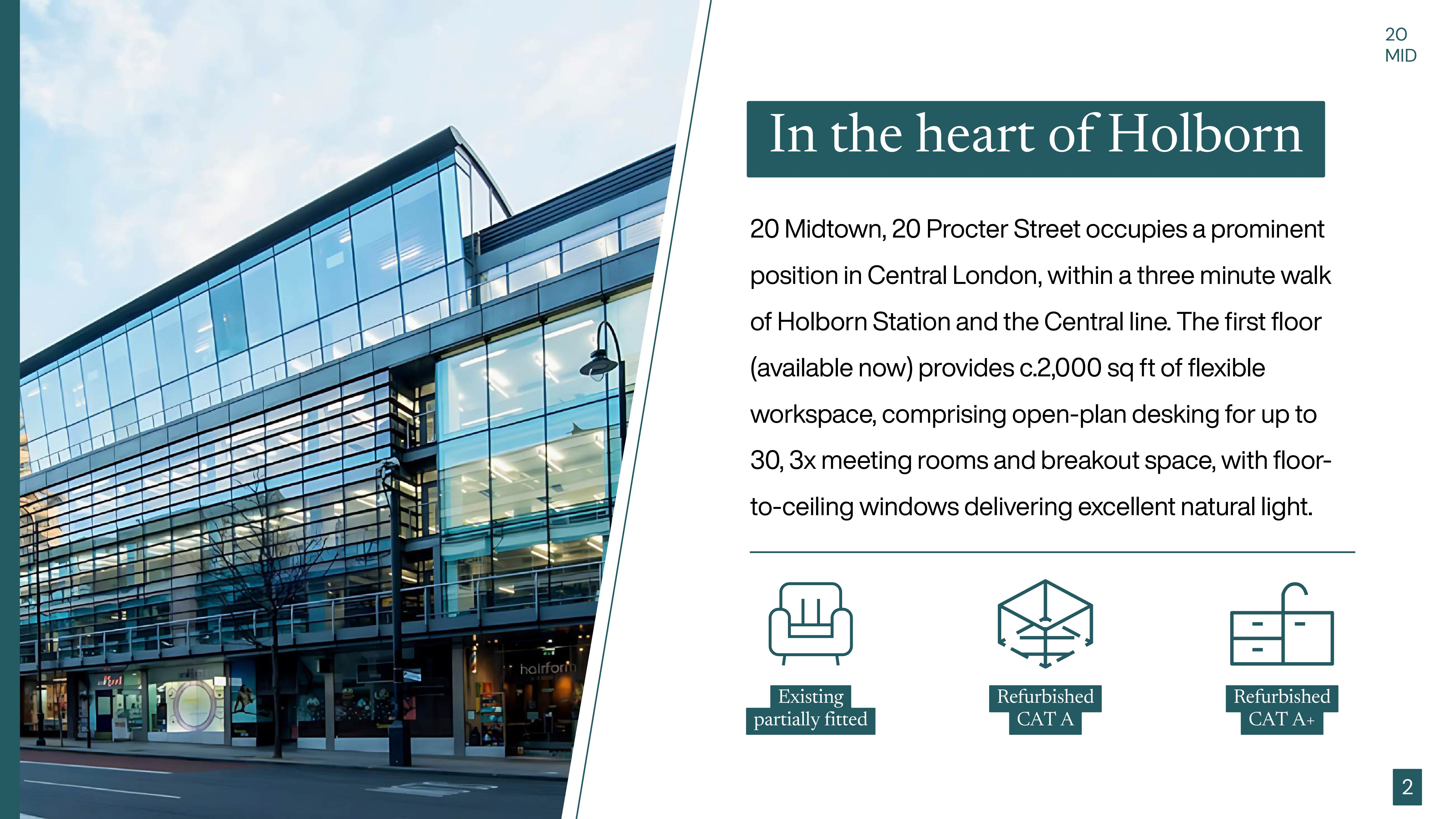 20 Midtown, Proctor Street, Holborn, WC1V 6NX